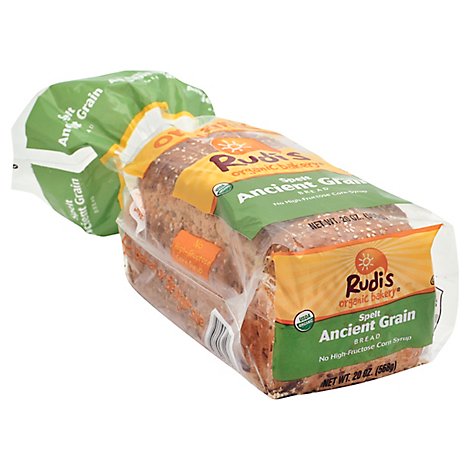 Rudis Bakery Spelt Ancient Grain Bread, Frozen, Organic, 20 Oz - 20 Oz