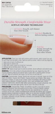 Kiss Salon Acrylic French - Power Play - 28 Count - Image 4