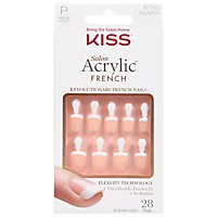 Kiss Salon Acrylic French - Crush Hour 28 Ct - 28 Count - Image 3