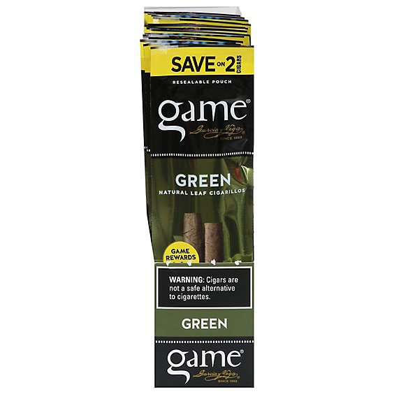 Game Cigarillo 2 Count Green - 2 Count