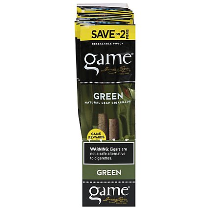 Game Cigarillo 2 Count Green - 2 Count - Image 1