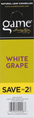 Game Cigarillos White Grape - 2 Count - Image 4