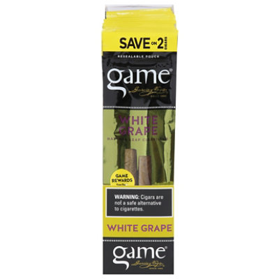Game Cigarillos White Grape - 2 Count - Image 1