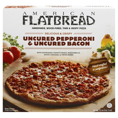 American Flatbread Pizza Uncured Pepperoni & Uncured Bacon Frozen - 17.1 Oz - Image 3