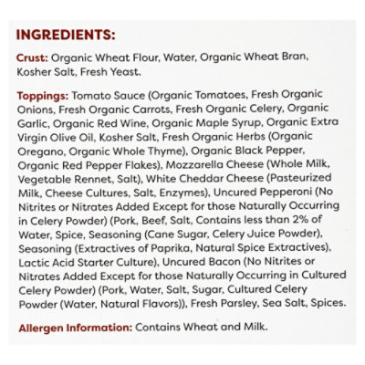 American Flatbread Pizza Uncured Pepperoni & Uncured Bacon Frozen - 17.1 Oz - Image 5