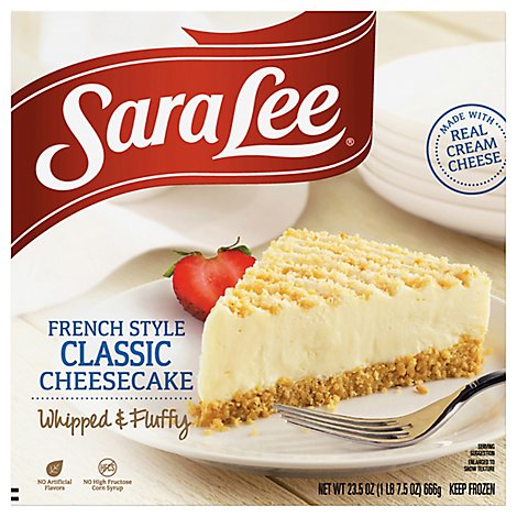Sara Lee Cheesecake French Whipped & Fluppy Classic - 23.5 Oz