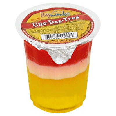 Raymundos Uno Dos Tres Gelatin Cups 55 Oz 55 Oz Safeway 