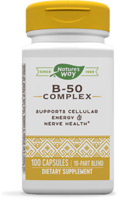 Natures Way Vitamin B 50 Complex - 100 Count - Image 1