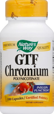 Natures Way Gtf Chromium 200 - 100 Count - Image 2