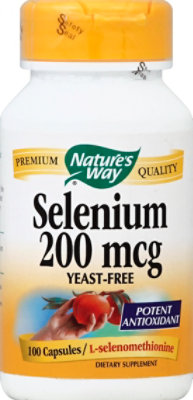 Natures Way Supplement Selenium 200mcg - 100 Count - Image 2