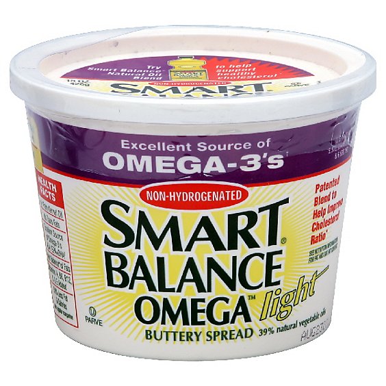 Smart Balance Light Omega 3 Buttery Spread - 15 Oz