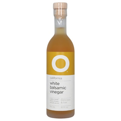 O Olive Oil & Vinegar Vinegar Balsamic White Bottle - 10.1 Fl. Oz. - Image 3