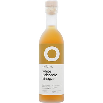 O Olive Oil & Vinegar Vinegar Balsamic White Bottle - 10.1 Fl. Oz. - Image 2