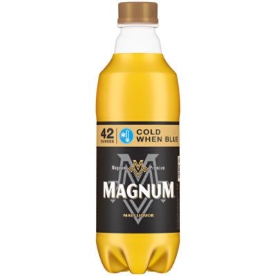Magnum Beer American Style Malt Liquor 5.6 ABV Bottle 42 Fl. Oz