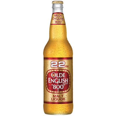 Old English 800 Malt Liquor ABV: 5.9% 40 OZ
