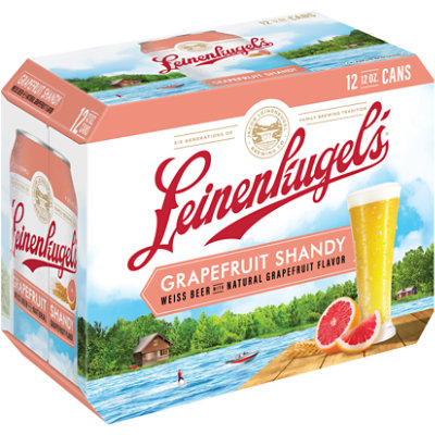 Leinenkugel's Grapefruit Shandy Beer Cans 4.2% ABV - 12-12 Fl. Oz. - Image 1