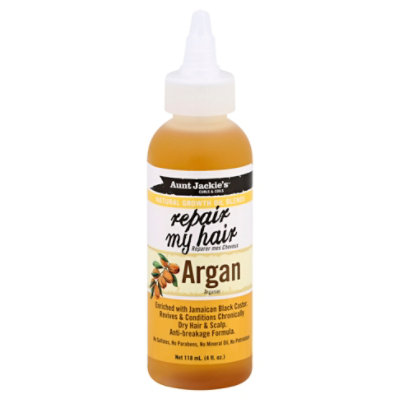 Aunt Jackies Argan Growth Oil - 4 Oz - Image 1