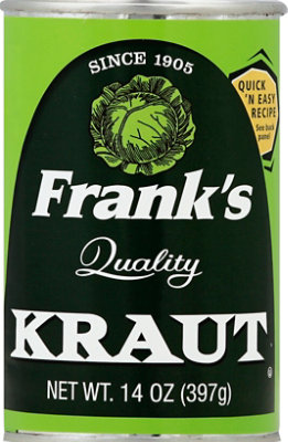 Franks Kraut Sauerkraut - 14 Oz - Image 2