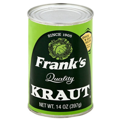 Franks Kraut Sauerkraut - 14 Oz - Image 1