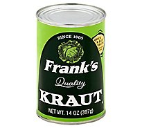 Franks Kraut Sauerkraut - 14 Oz