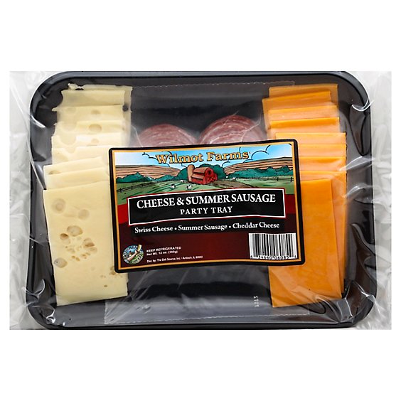 Wilmont Farms Cheese/Summer Sausage Tray - 12 Oz