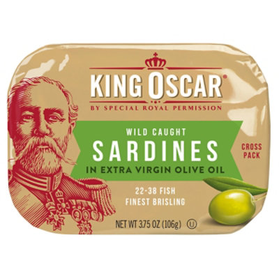 King Oscar Sardines In Olive Oil - 3.75 Oz - Image 2