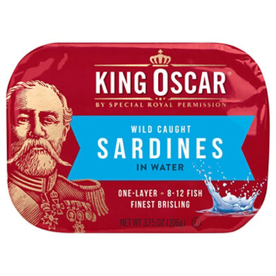 King Oscar Sardines In Water - 3.75 Oz - Image 4