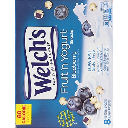 Welchs Snacks Fruit & Yogurt Blueberry- 8 Count - Image 6