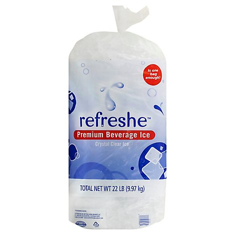 Signature SELECT/Refreshe Ice Cubed Party Ice - 22 Lb