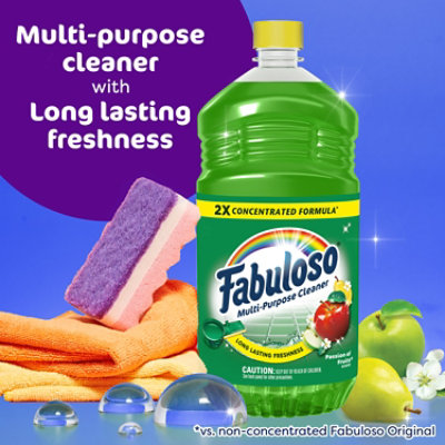 Fabuloso 2x Concentrated Passion of Fruits Scent Multi Purpose Cleaner - 56 Fl. Oz. - Image 2