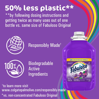 Fabuloso Lavender All Purpose Cleaner - 128 Oz - Image 5