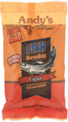 Andys Seasoning Cajun Fish Breading - 10 Oz - Image 2