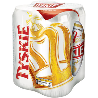 Tyskie Gronie Beer Import Pale Lager 5% ABV Cans - 4-500 Ml - Image 1