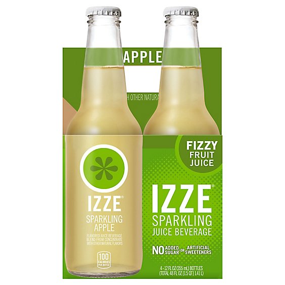 Izze Sparkling Apple - 4-12 Fl. Oz.