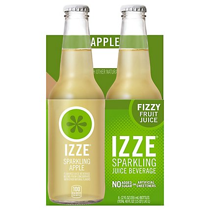 Izze Sparkling Apple - 4-12 Fl. Oz. - Image 1