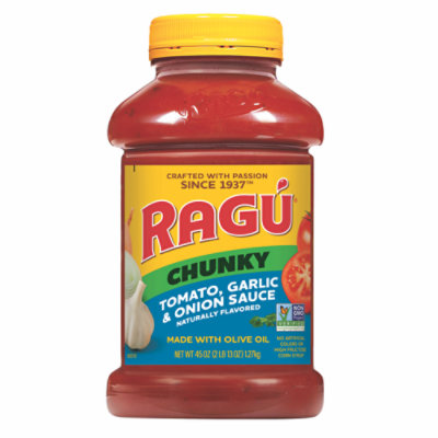 Ragu Chunky Tomato Garlic and Onion Pasta Sauce - 45 Oz - Image 1