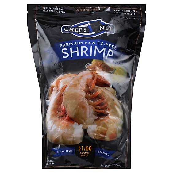 waterfront BISTRO Shrimp Raw Ez Peel Shell & Tail On Small 51 To 60 Count - 32 Oz