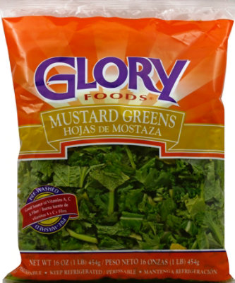 Glory Foods Mustard Greens - 16 Oz - Image 2