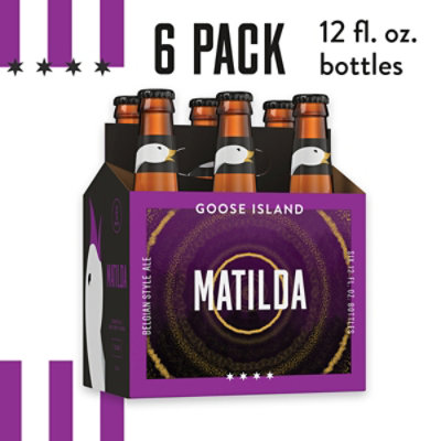 Goose Island Matilda Ale Craft Beer Bottles - 6-12 Fl. Oz. - Image 1