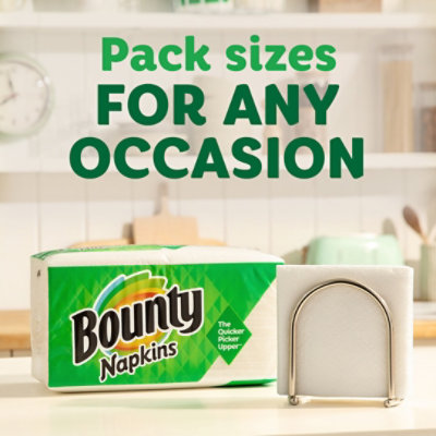 Bounty Paper Napkins White - 400 Count - Image 5