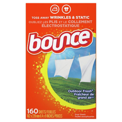 Bounce Outdoor Fresh Fabric Softener Dryer Sheets - 160 Count - Image 3