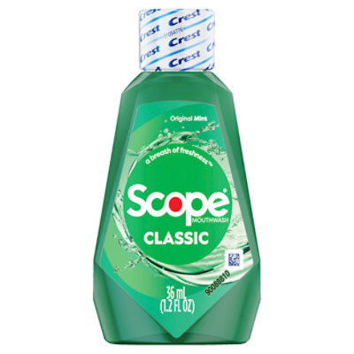 Crest Scope Classic Mouthwash Original Mint - 36 Ml - Image 1