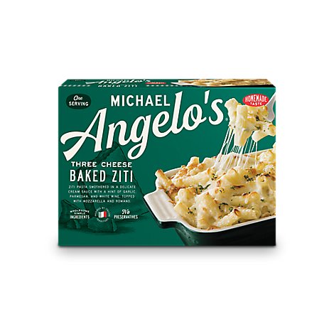 Michael Angelos Baked Ziti Three Cheese - 11 Oz