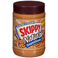 Skippy Natural Extra Crunchy Peanut Butter Spread - 26.5 Oz - Image 3