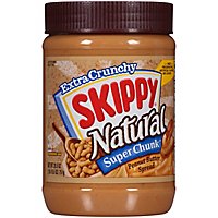 Skippy Natural Extra Crunchy Peanut Butter Spread - 26.5 Oz - Image 2