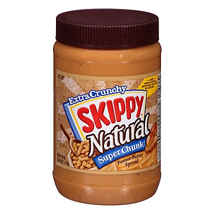 Skippy Natural Chunky - 40 Oz - Image 1