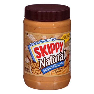 Skippy Natural Chunky - 40 Oz