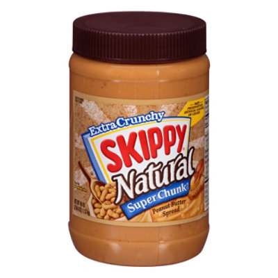 Skippy Natural Chunky - 40 Oz - Image 1