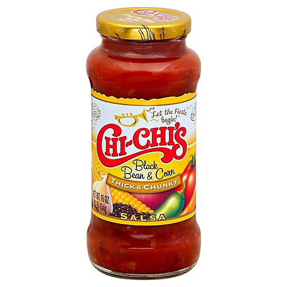 Chi-Chis Black Bean And Corn Thick And Chunky Salsa - 16 Oz