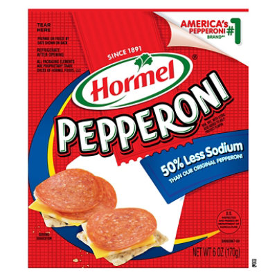 Hormel Pepperoni 50% Less Sodium Pillow Pack - 6 Oz - Image 3